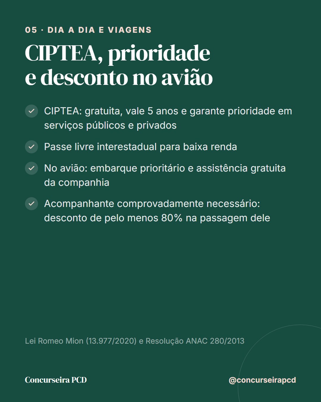 Dia a dia e viagens: CIPTEA gratuita com prioridade, passe livre interestadual e desconto de pelo menos 80% na passagem do acompanhante